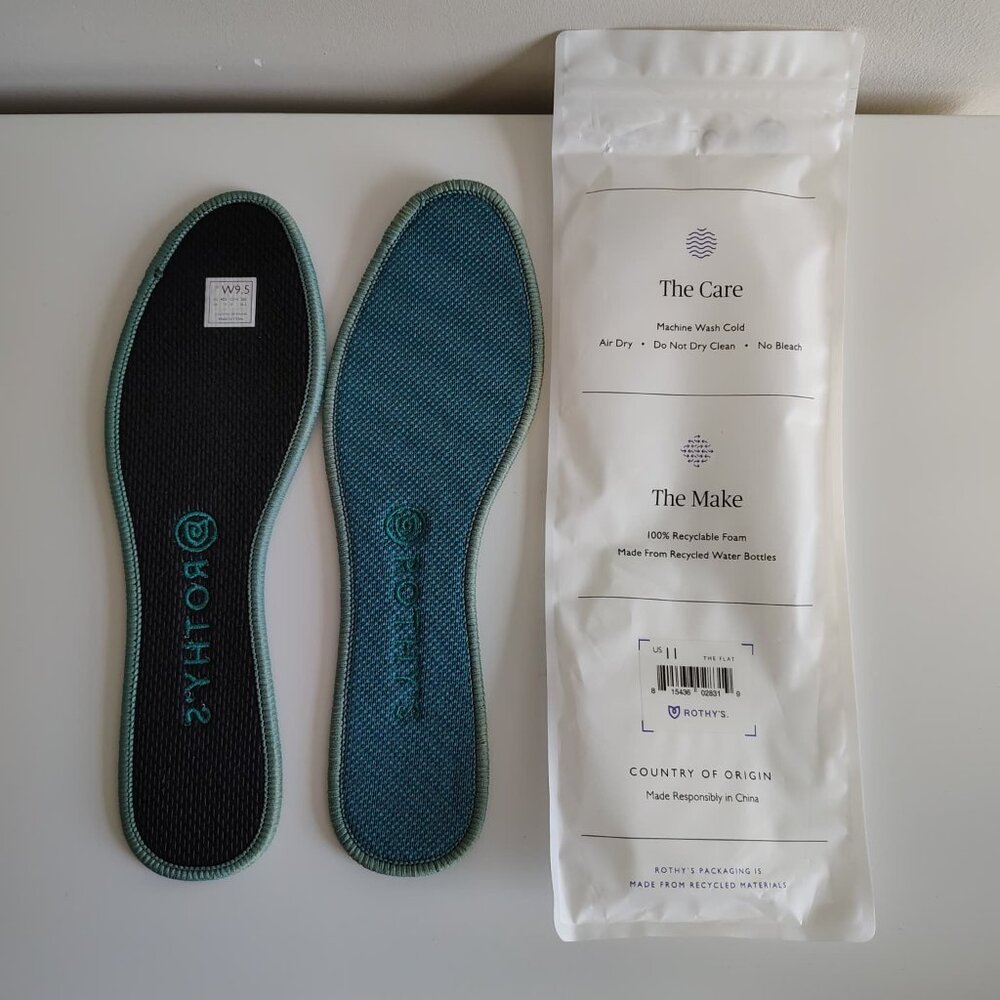 Rothy's NEW Insoles US Size 9.5 The Flat Replacement Insole